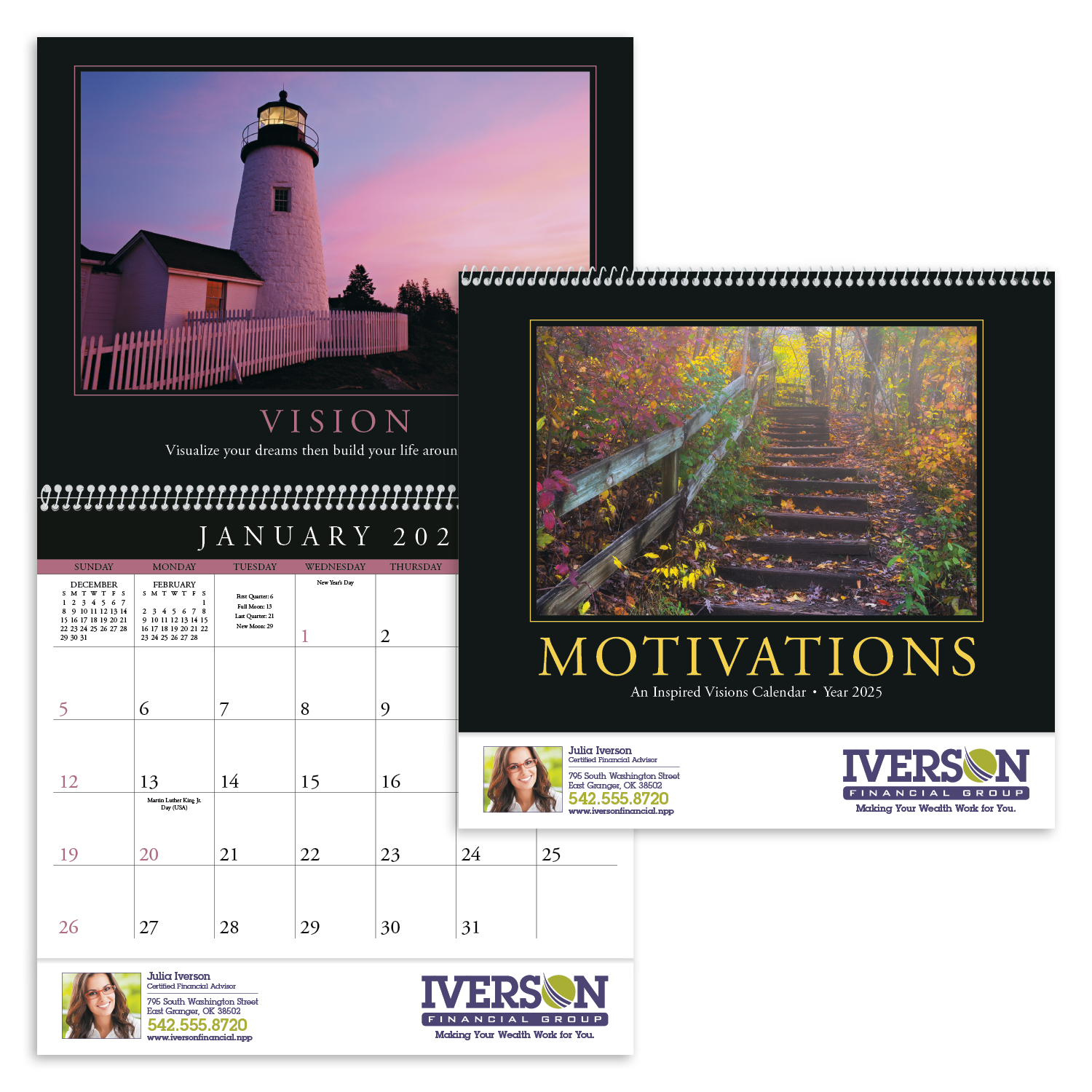 Motivations Appointment Calendar Spiral Calendar Company